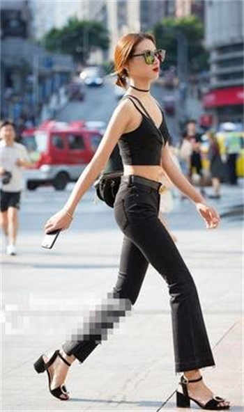 双开襟旗袍图片